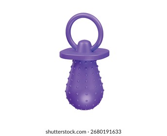 Icono de chupete PET Ilustración 3D Render