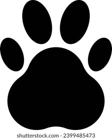 Pet Paw, Animal Footprint Icon