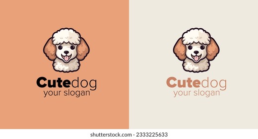 Pet Perfection: Get Noticed with Cute Dog Logo, Logo Template Vector, and Pet Grooming Graphics for Your Petshop svg