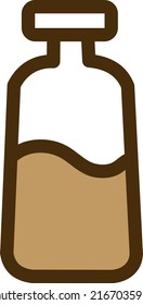 Perfume de mascotas, ilustración, vector sobre un fondo blanco.
