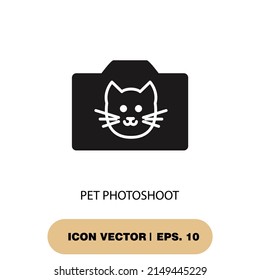 Pet Photoshoot Icons  Symbol Vector Elements For Infographic Web