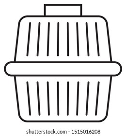 Pet Picnic Basket vector Icon design