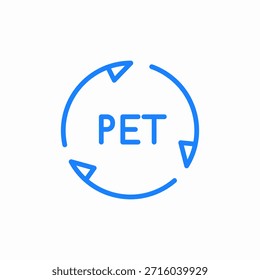 pet plástico padrões ícone vetor