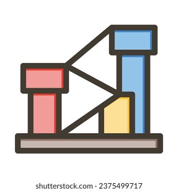 Pet Playground Vector Thick Line Filled Colors Icon For Personal And Commercial Use.
