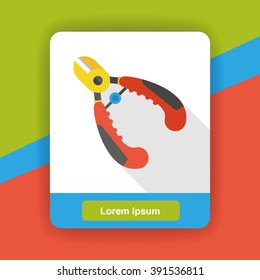 Pet Pliers flat icon