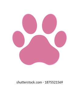 Pet Pow Icon Vector On White Background