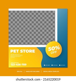 Pet Promo Social Media Post Template