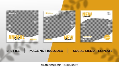 Pet Promo Social Media Post Template