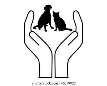 pet protection  vector