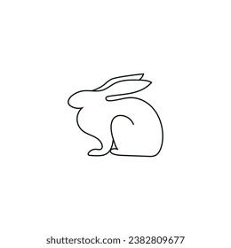 pet rabbit creative design 2024