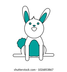 pet rabbit smiling