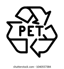 Pet Recycle Symbol