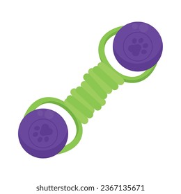 pet rubber toy illustration vector isolated