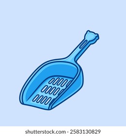 Pet Sand Scoop Cartoon Vector Icon Illustration. Animal Object 
Icon Concept Isolated Premium Vector. Flat Cartoon Style 