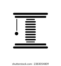 Pet Scracher Filled Icon Vector Illustration