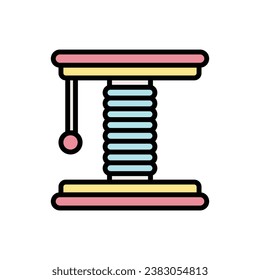 Pet Scratcher Icon Vector Illustration