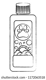 Pet Shampoo Bottle Icon