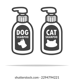 Pet shampoo icon transparent vector isolated