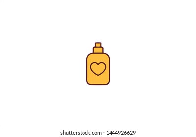 Pet shampoo icon in trendy flat style isolated on white background.Pet shampoo symbol. Vector illustration
