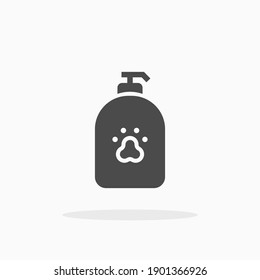 Pet Shampoo Symbol. Für Ihr Design, Logo. Vektorgrafik.