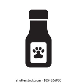 Pet Shampoo Vektorsymbol. Tierzeichen. Graph Symbol für Website und Design für Tierärzte und Tierärzte, Logo, App, Benutzeroberfläche
