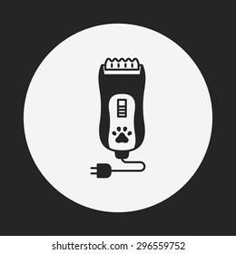pet shaving machine icon