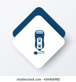 pet shaving machine icon