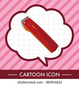 Pet shaving machine theme elements vector,eps10