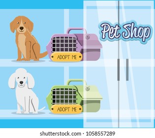 pet shop accessories icons