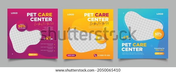 Pet shop banner\
for post and story\
template	