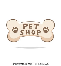 Pet shop banner vector