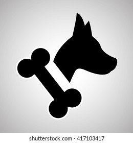 Pet shop design. animal icon. care concept, vector illustration