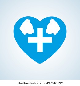 Pet shop design. animal icon. care concept