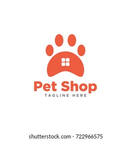pet shop design logo template