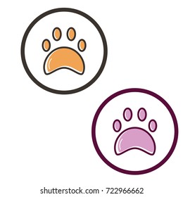 pet shop design logo template