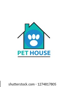 PET shop design logo vector