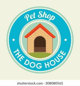 Pet shop design, vector illustration eps 10.