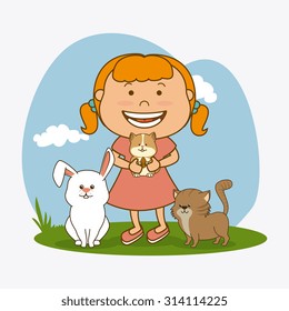 Pet shop design, vector illustration eps 10.