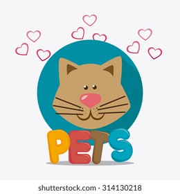 Pet shop design, vector illustration eps 10.