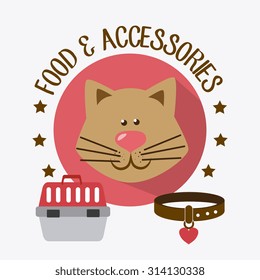 Pet shop design, vector illustration eps 10.