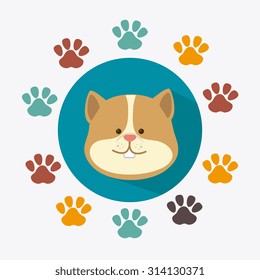 Pet shop design, vector illustration eps 10.