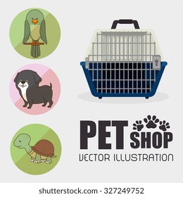 pet shop design, vector illustration eps10 graphic 