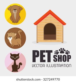 pet shop design, vector illustration eps10 graphic 