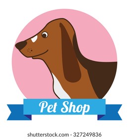 pet shop design, vector illustration eps10 graphic 