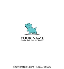 pet shop dog cat logo design template inspiration, vector illustration