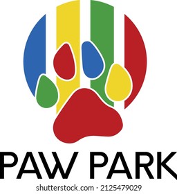Pet shop or dog park logo