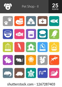 Pet Shop Filled Icons