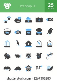 Pet Shop Filled Icons