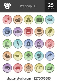 Pet Shop Filled Icons