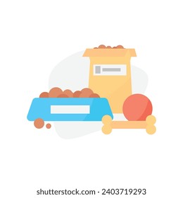 Pet-Shop-Flachsymbol einzeln auf weißem Hintergrund für Ihr Web- und Mobile-App-Design